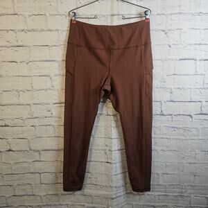 Avalanche Women's Soft High Waist Full Length Hiking Legging With Pockets XL